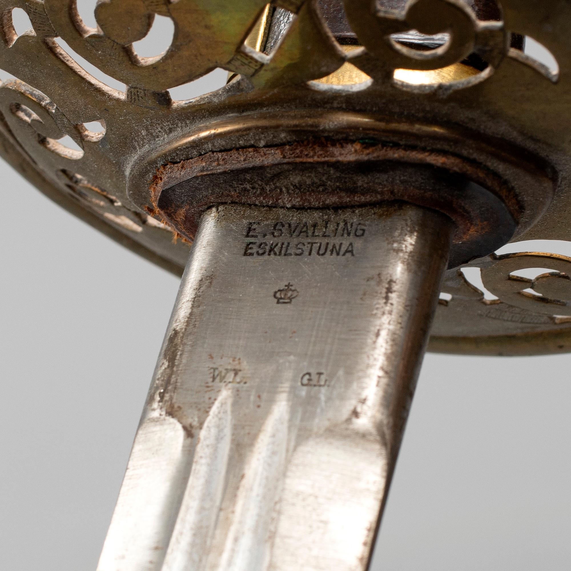 A Swedish cavalry officer's sword 1893 pattern.