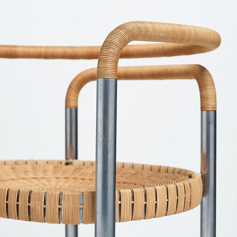 Poul Kjaerholm, a "PK 12" chair, edition E Kold Christensen, Denmark ca 1962.