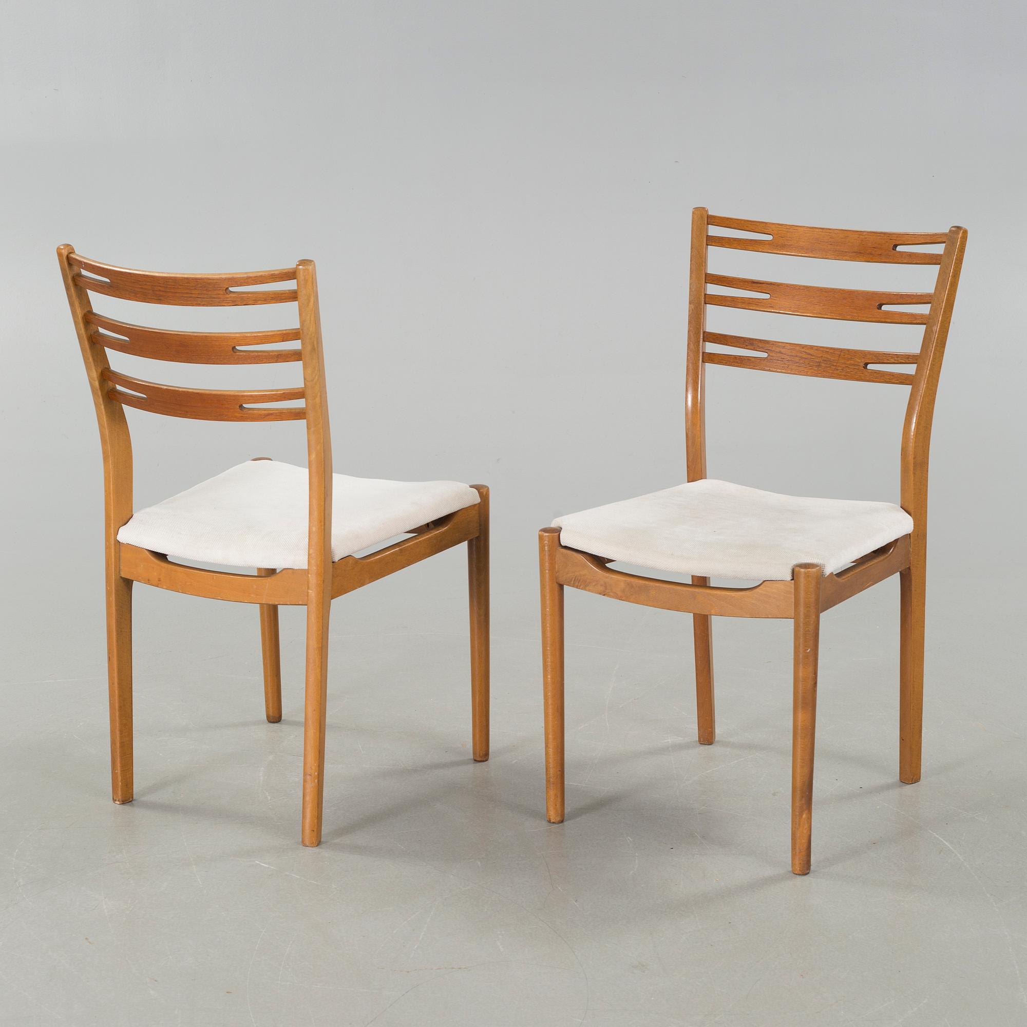 Four chairs from Ikea, model "Klint", 1950s/60s.