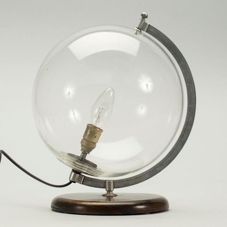 BORDSLAMPA, 1900-talets andra hälft.