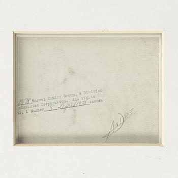 Marvel, "Human Fly", orginalteckningar, 1978.