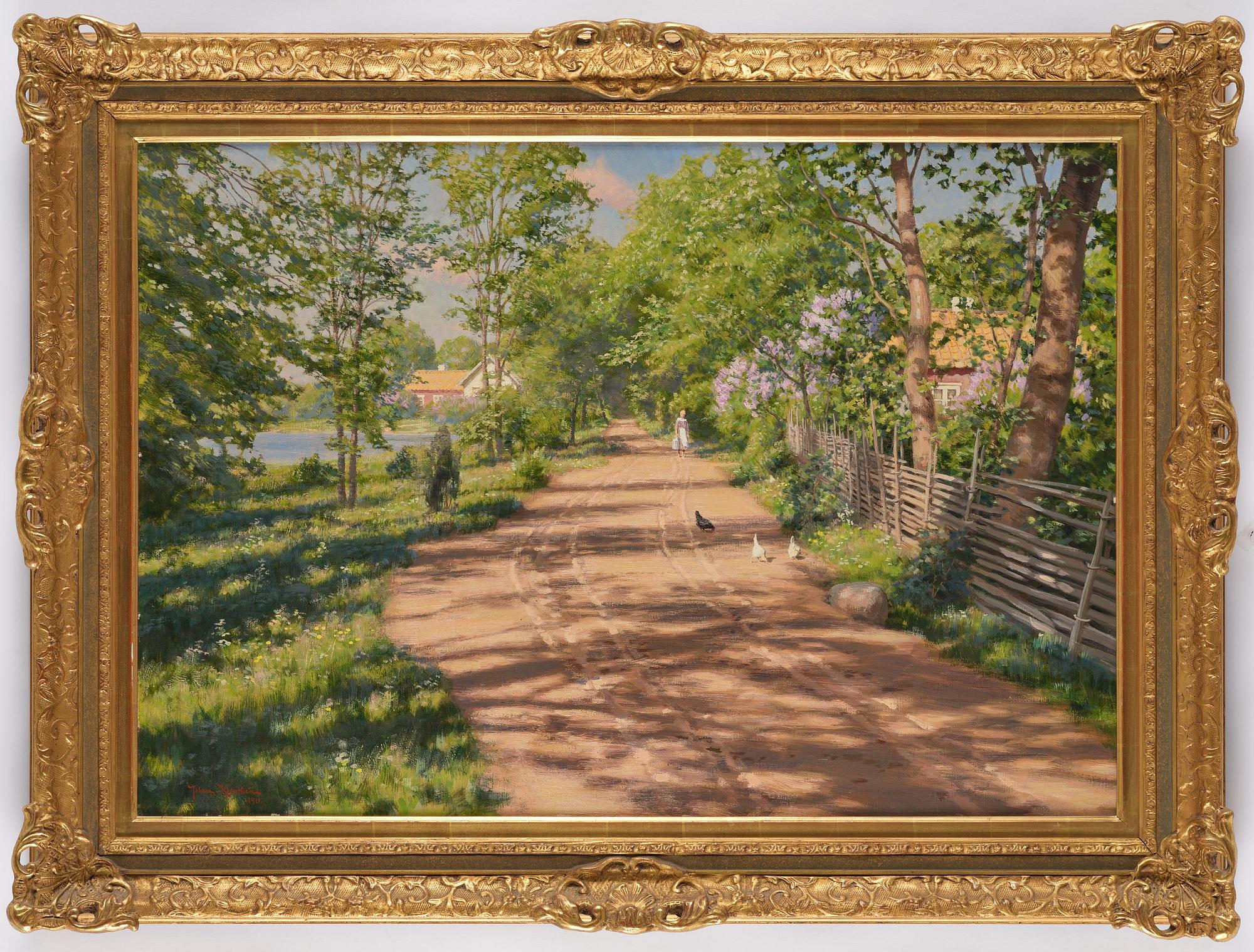 Johan Krouthén, Walk along the water.