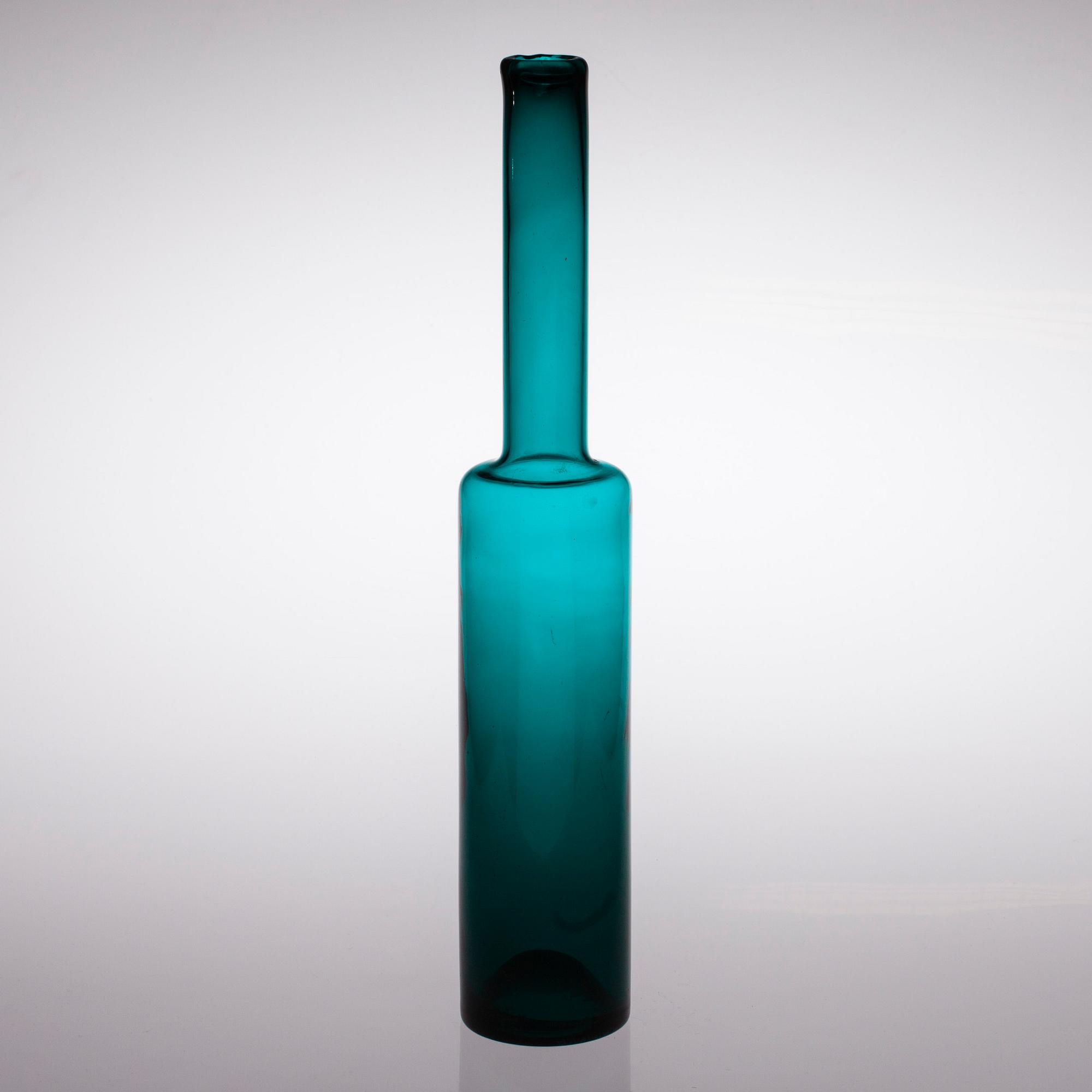 FLASKA, glas, signerad Nanny Still Riihimäen Lasi Oy.