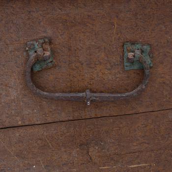 A swedish wooden chest, dated 1798.