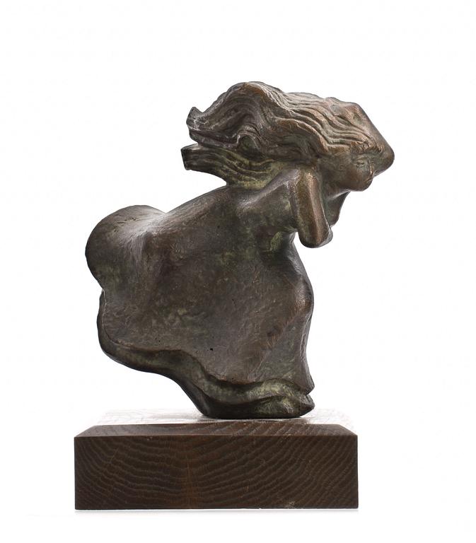 STIG BLOMBERG, skulptur, brons, signerad.