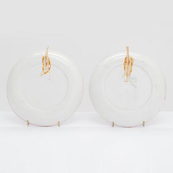 Dorrit von Fieandt, four plates, two signed DvF-66 and -67.
