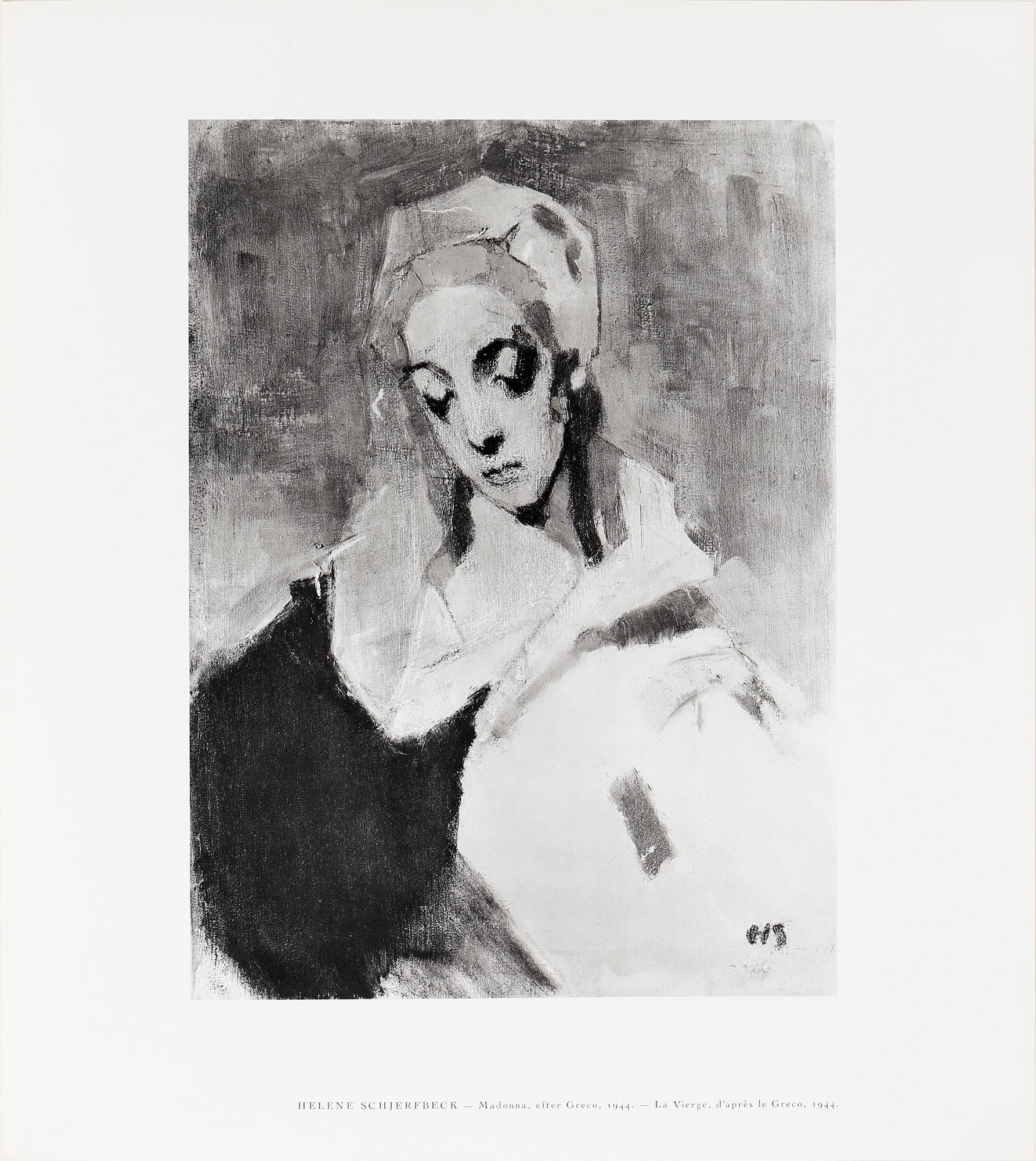 HELENE SCHJERFBECK, portfolio with 48 black and white reproductions, Stockholm 1945.