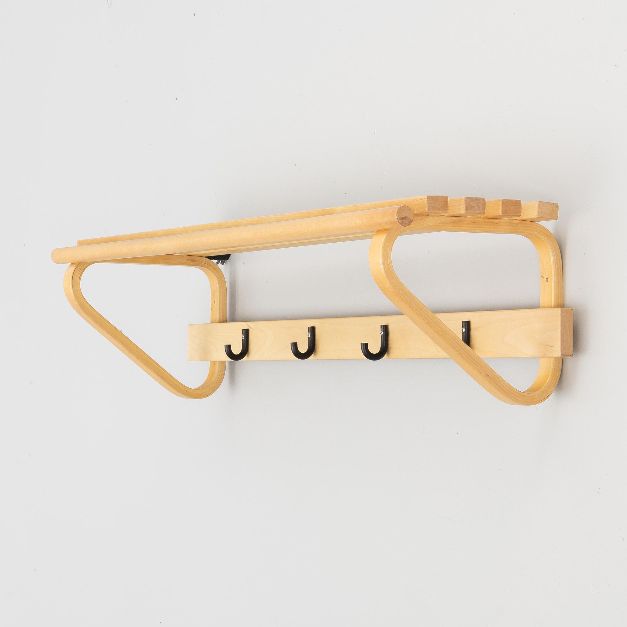 Alvar Aalto, a model 109 shelf, Artek, Finland, second half of the 20th century.