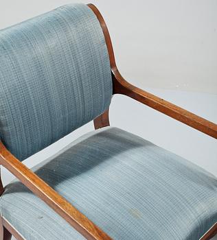 KARMSTOLAR, ett par, empire, 1800-talets första hälft.