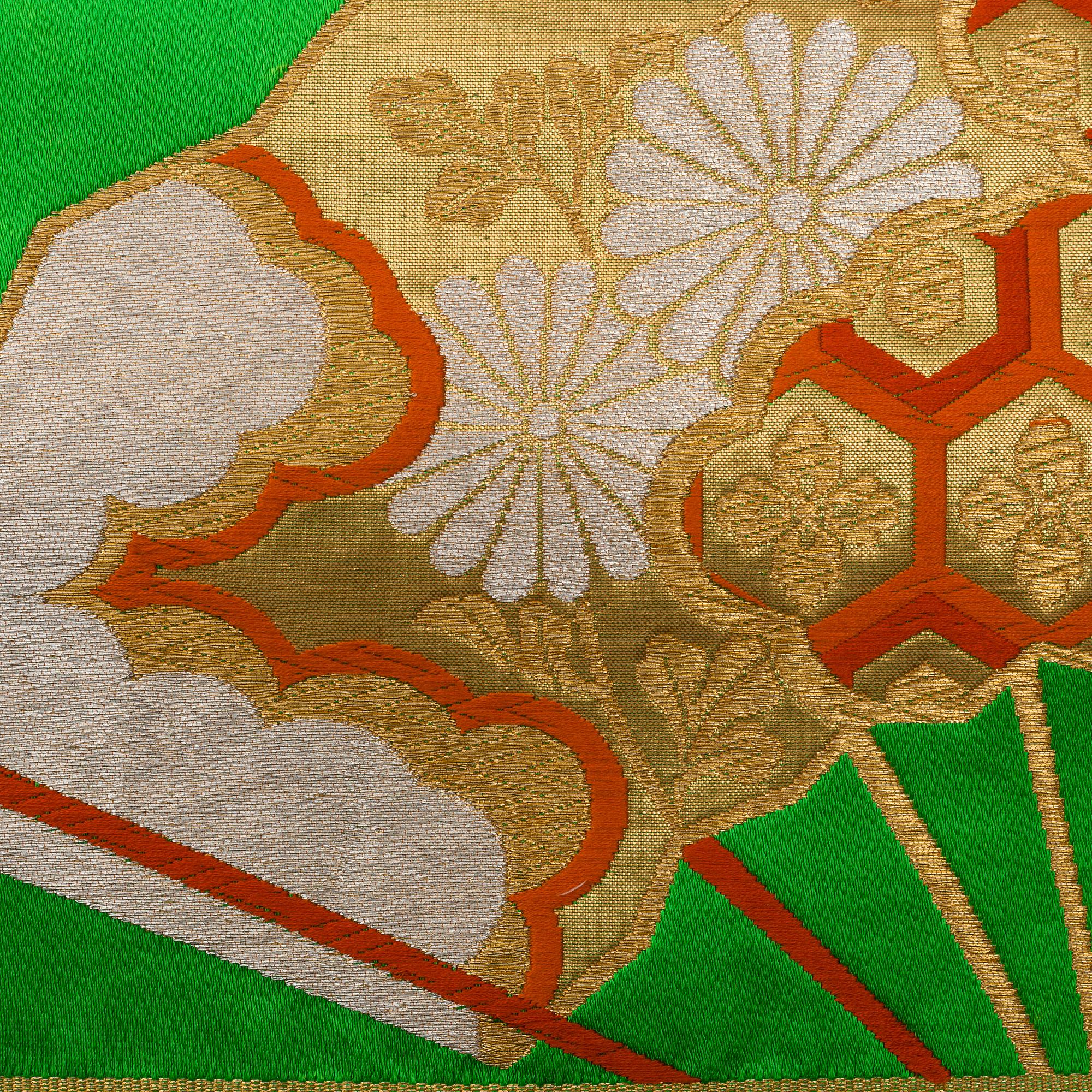 Three Japanese Obis, 20th century.