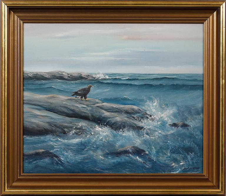 ARNE ANDERSSON,  olja på duk, signerad.