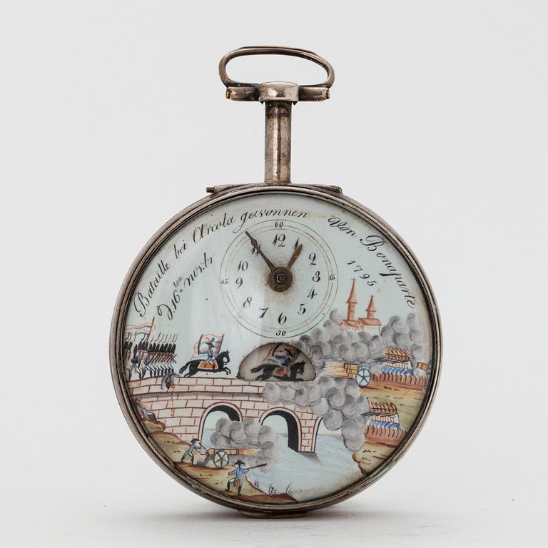 G Masterman, fickur silver, sent 1700-tal, London.