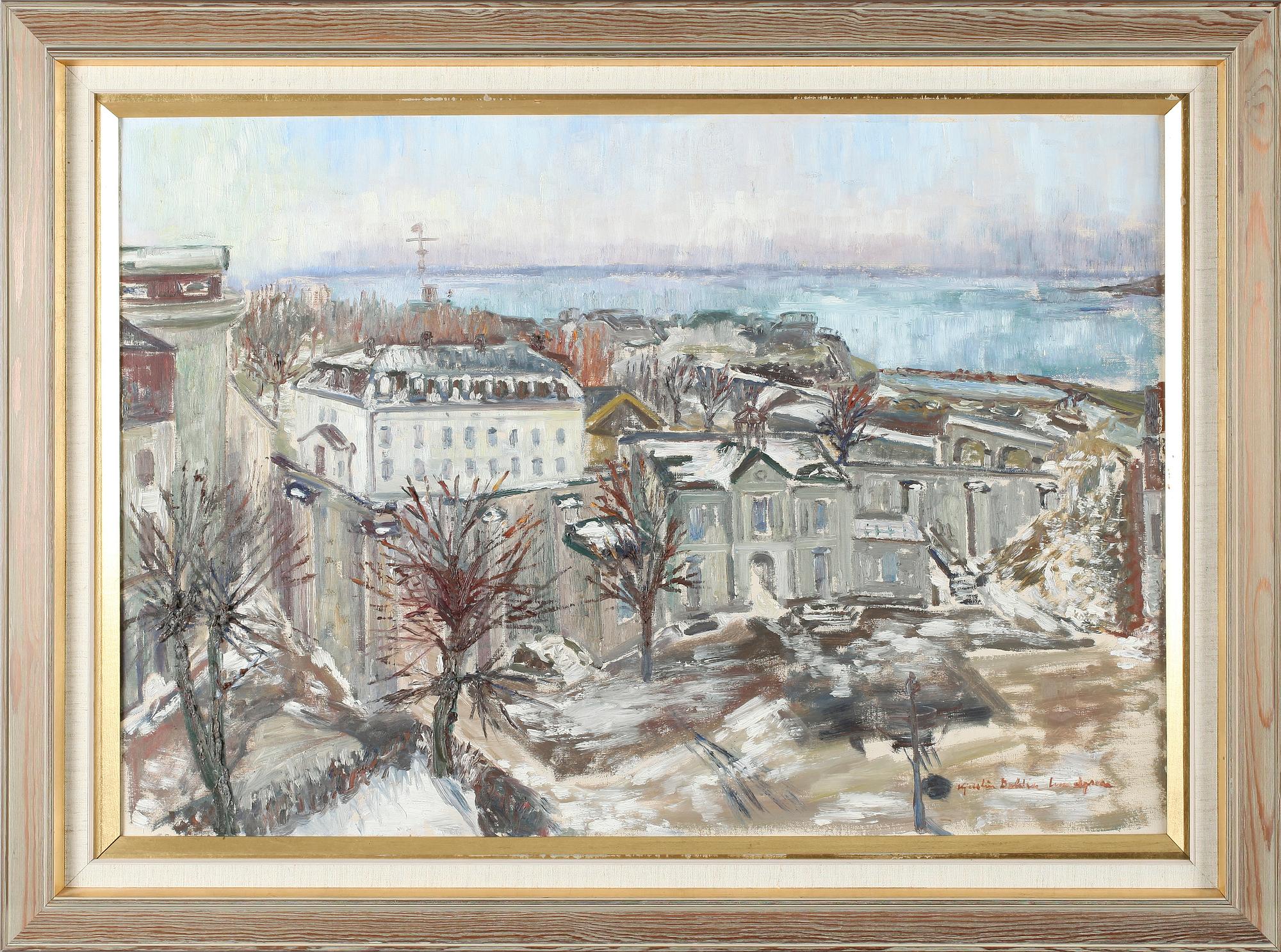 KJERSTIN DAHLÉN-LUNDGREN, olja på duk, signerad.