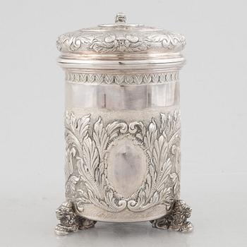 A Baroque style silver tankard, around the mid-20th century.