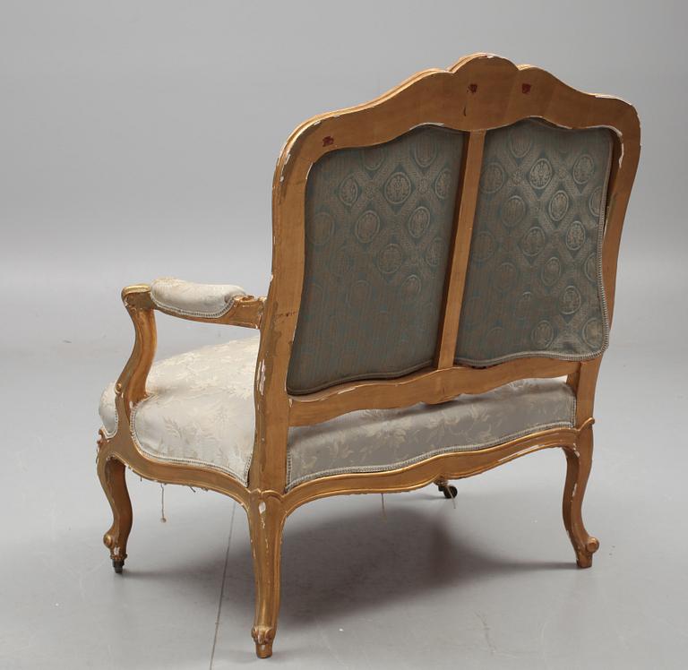 SOFFA, Louis XV-stil, omkr 1900.