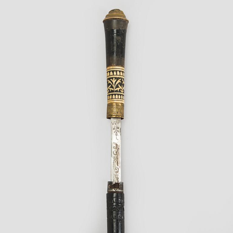 Svärdkäpp, Indien, 1900-tal.