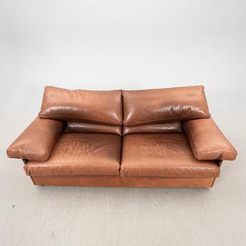 An Eilersen leather sofa later part of the 20th century.