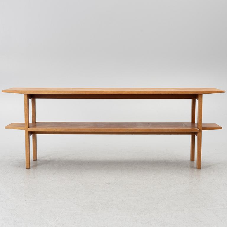Josef Frank, a model 648 library table, Firma Svenskt Tenn, Sweden, before 1985.