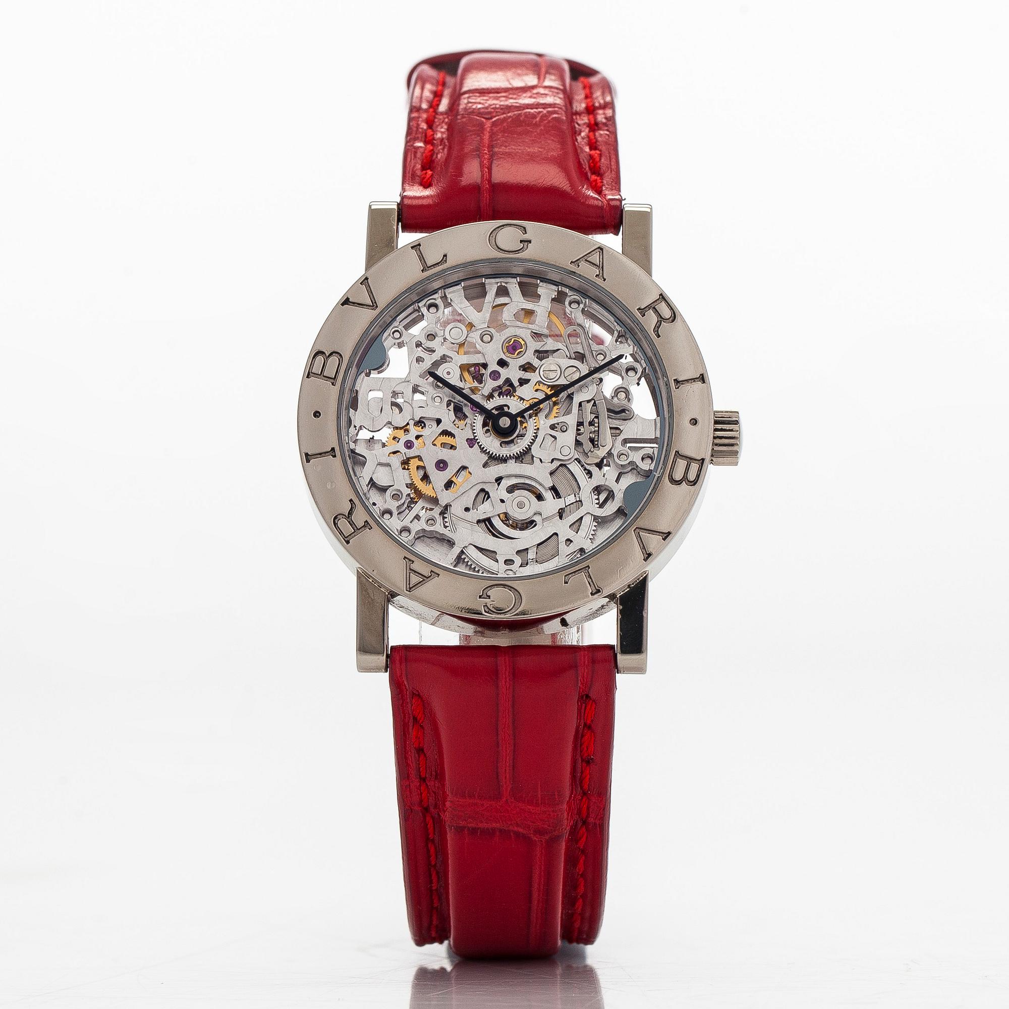 Bulgari, Bvlgari, "Skeletonized", rannekello, 33 mm.