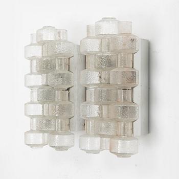 A pair of 'Festival' wall lights by Gert Nyström, Fagerhults Belysning, second half of the 20th century.