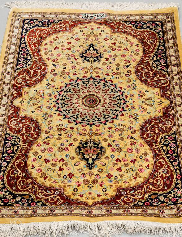 A sik Qum probably, around 89 x 60 cm.