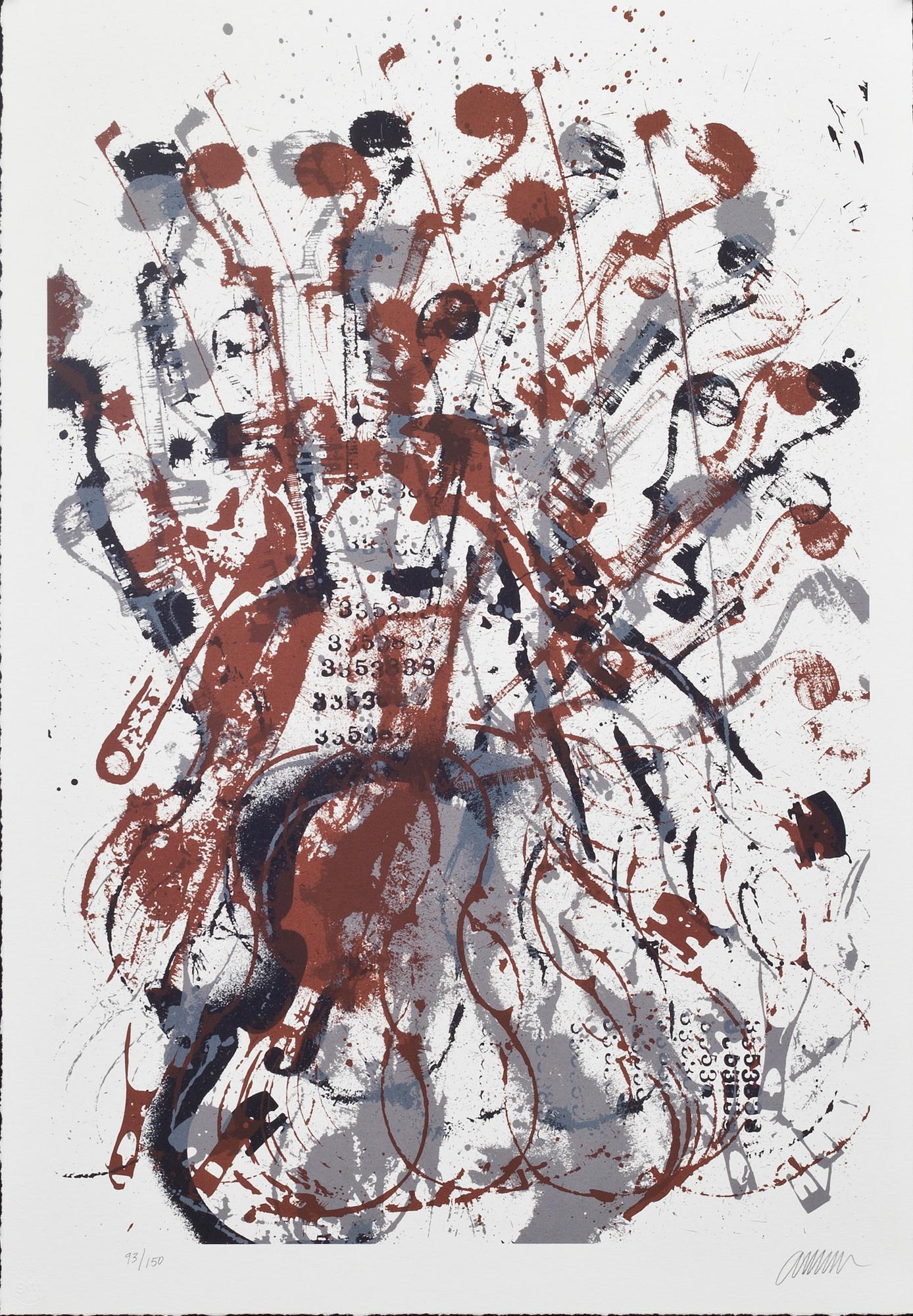 FERNANDEZ ARMAN, färgserigrafi, signerad och numrerad 93/150.