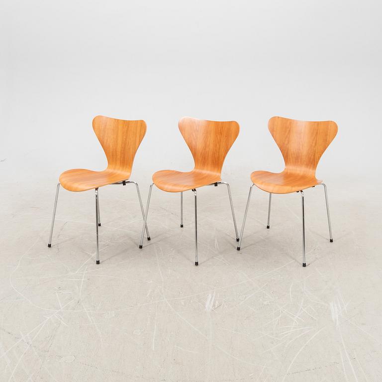 Arne Jacobsen, stolar 6 st, "Sjuan", Fritz Hansen, Danmark 2020.