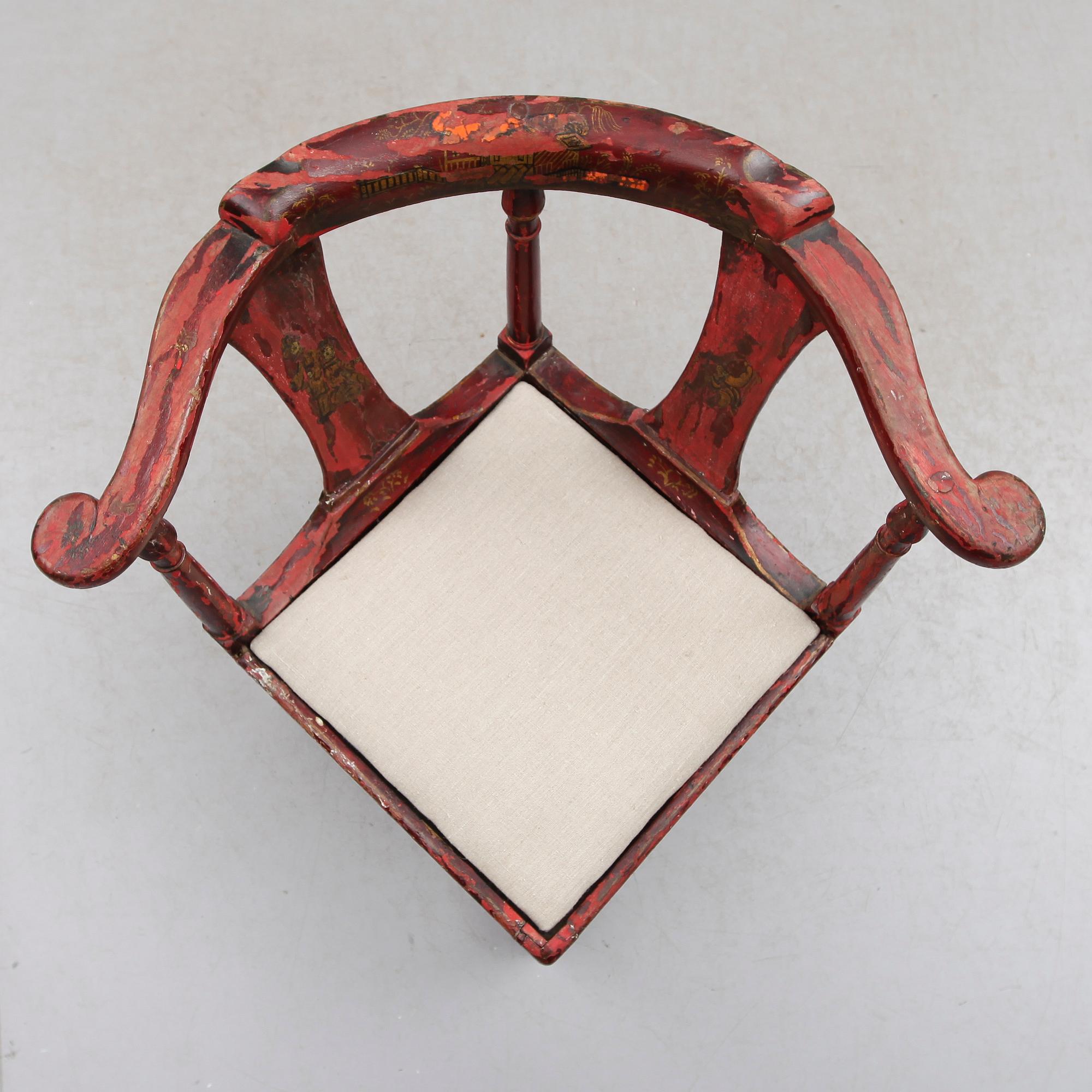 PUDERSTOL, 1700-tal.