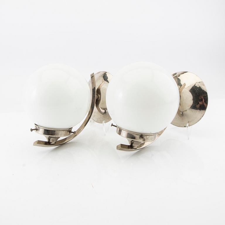 Bords/vägglampor ett par Art Deco 1930-rtal.