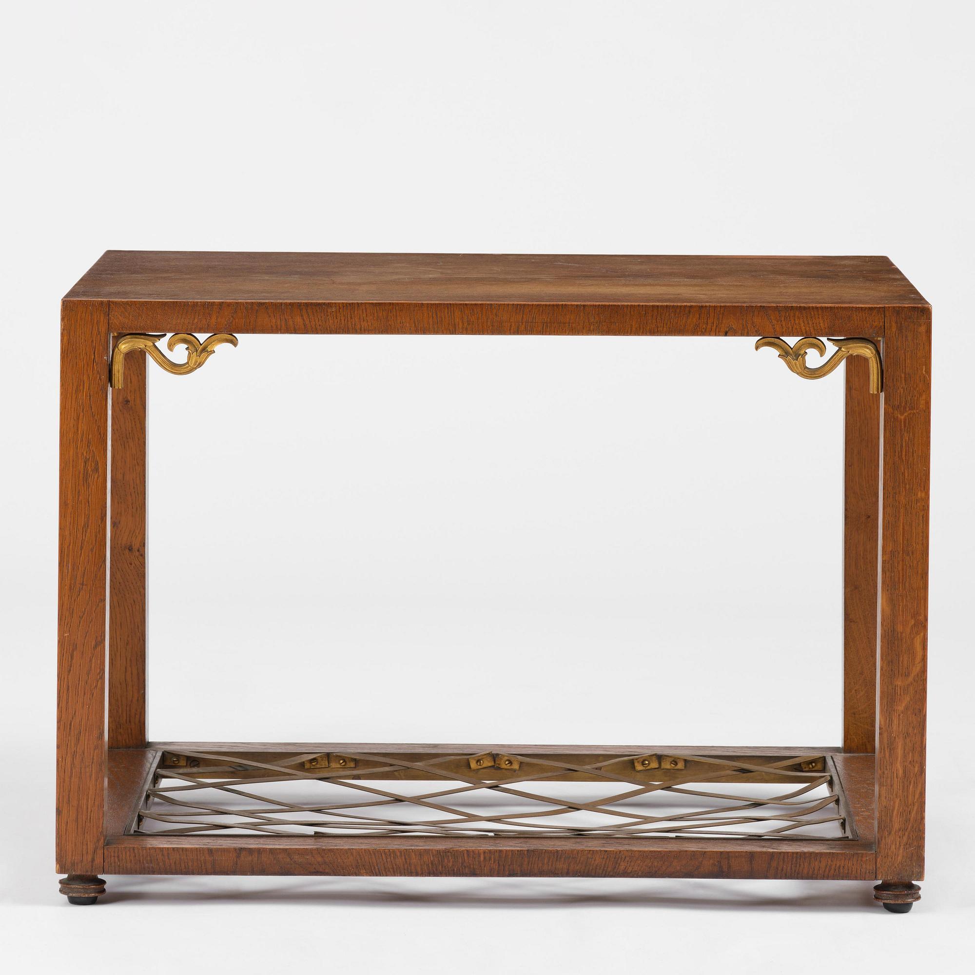 Niels Holger Rasmussen, an oak coffee table, Denmark, ca. 1924-27.