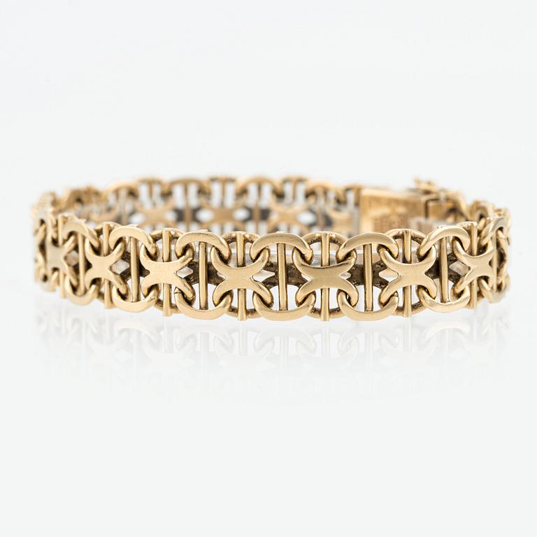 Bracelet, 18K gold, x-link.