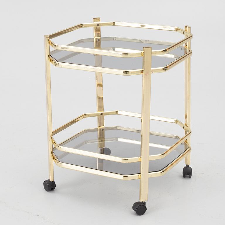 Serving trolley/side table, late 20th century.