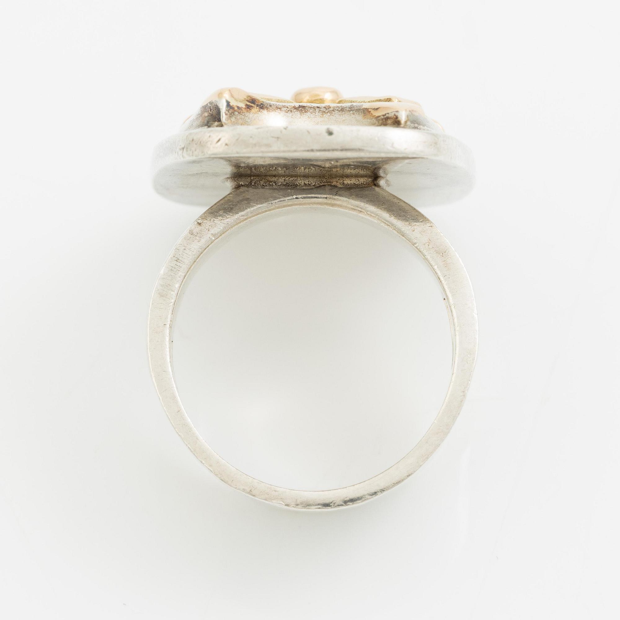 Sven-Erik Högberg, a ring, sterling silver, Gothenburg 1994.