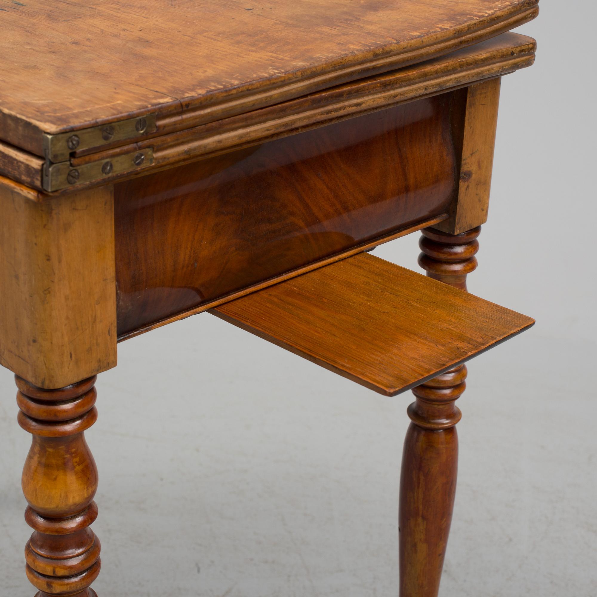 A Swedish 19th century games table.