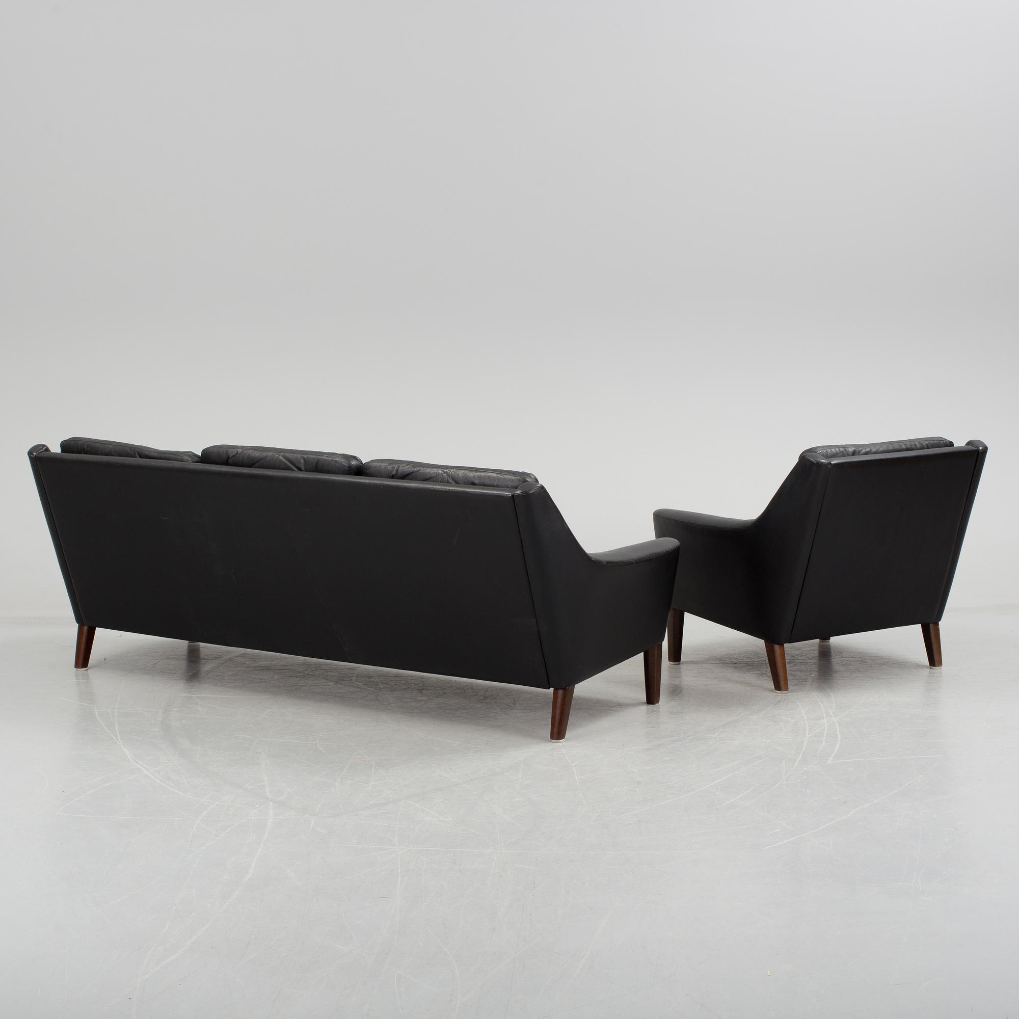SOFFA OCH FÅTÖLJ, Dux, 1950-/60-tal.