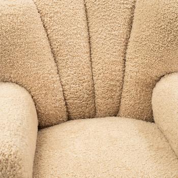 Fritz Hansen, fåtöljer, ett par, modell 1518, Danmark, 1940-tal.