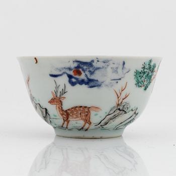 A porcelain tea set, China, 18th century.