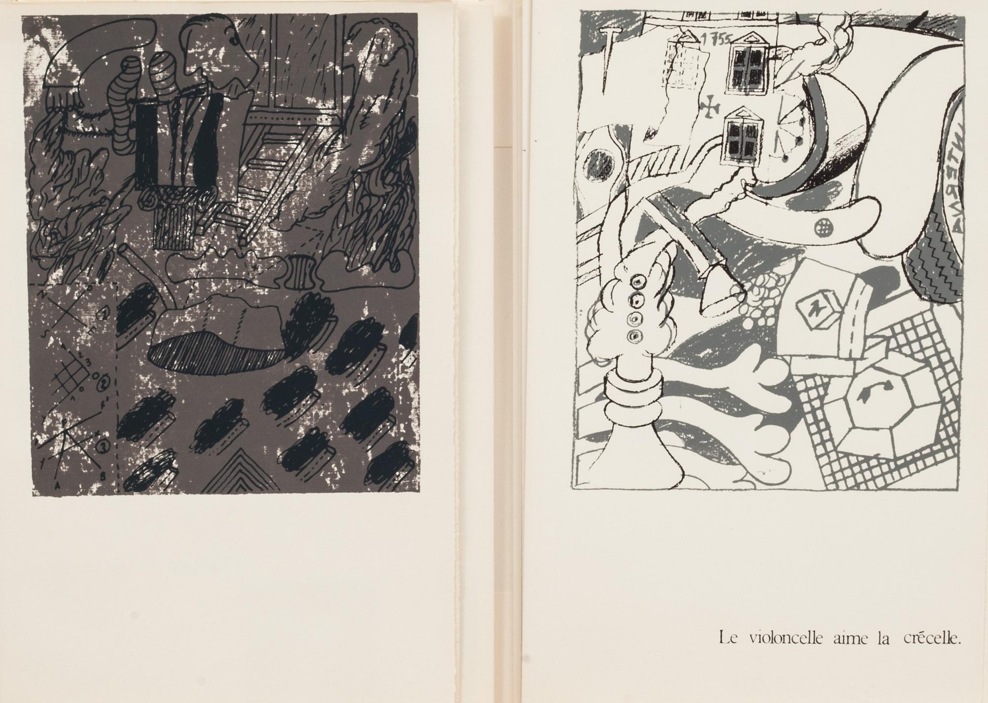 RENÉ BÈRTHOLO m.fl, seriegrafier. 2 kassetter.