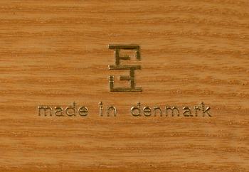 FÅTÖLJ samt PALL, France & Daverkosen, Danmark, 1900-talets andra hälft.