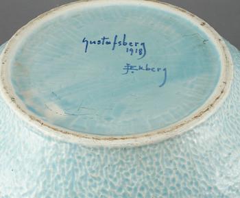 YTTERFODER/VAS, flintgods, Josef Ekberg, Sgrafitto, Gustavsberg, 1918.