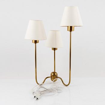 Josef Frank, a model 2468 brass table lamp, Svenskt Tenn, Sweden.