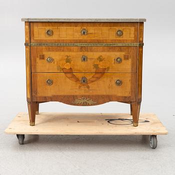 Byrå, gustaviansk stil 1800-tal.