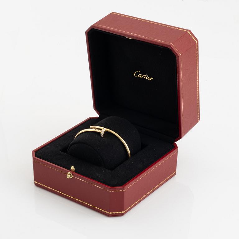 Cartier "Juste un Clou" 18K guld med runda briljantslipade diamanter.