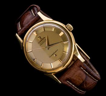 HERRARMBANDSUR, 18 K guld, Omega, Automatic Chronometer, Constellation. 1960-tal.