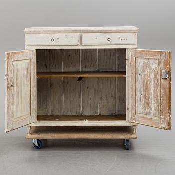 An early 19th Century Gustavian cupboard.