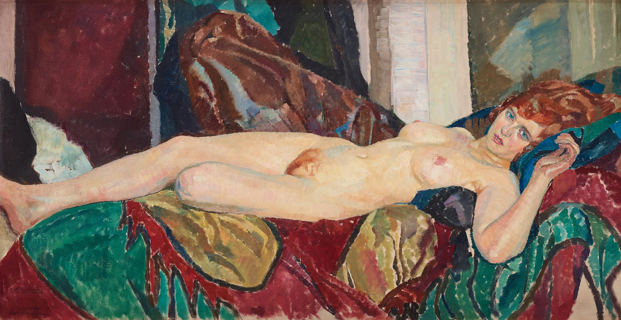 Carl Wilhelmson, Lying model.