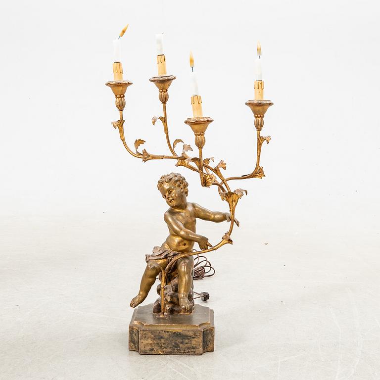 Table lamp/Candelabrum 20th century.