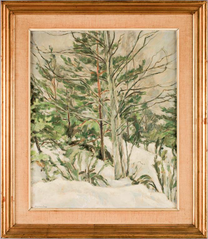 GEORG GYLLENSVÄRD, olja på duk, sign.