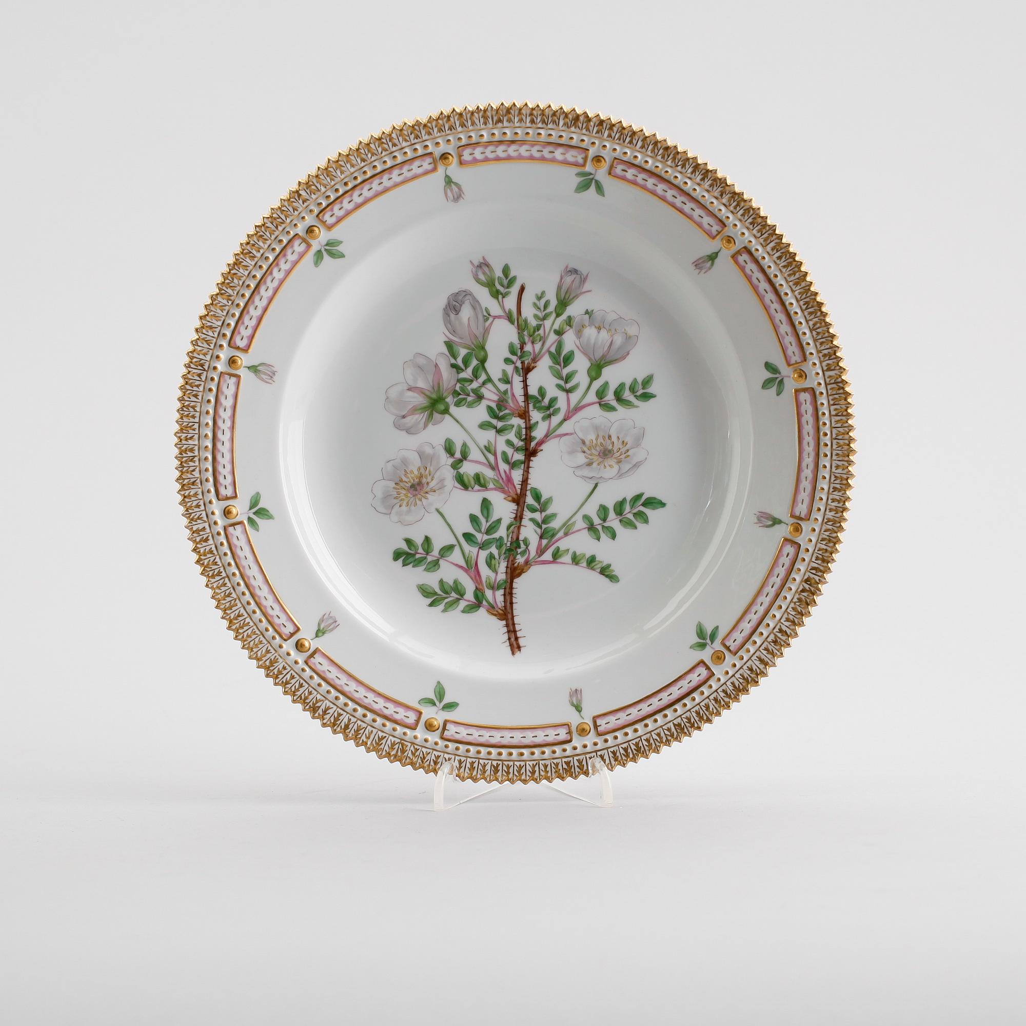 FAT, porslin, "Flora Danica", Royal Copenhagen.