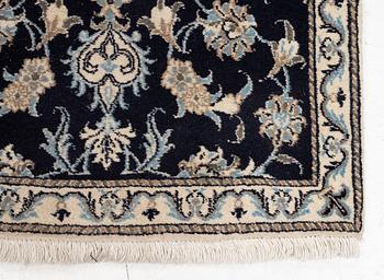 Gallery carpet, Nain, approx. 280 x 77 cm.